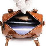 Vintage PU Leather Small Handbag Women Crossbody Bag