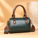 Vintage PU Leather Small Handbag Women Crossbody Bag