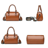 Vintage PU Leather Small Handbag Women Crossbody Bag