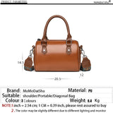Vintage PU Leather Small Handbag Women Crossbody Bag