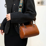 Vintage PU Leather Small Handbag Women Crossbody Bag