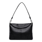 Women's Soft Leather Shoulder Bag Vintage Envelope Crossbody Clutch