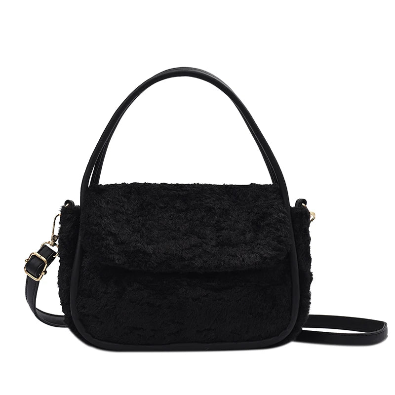 Winter Fur Crossbody Bag Plush Women's Handbag