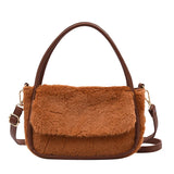 Winter Fur Crossbody Bag Plush Women's Handbag