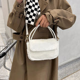 Winter Fur Crossbody Bag Plush Women's Handbag