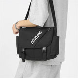 Canvas Teenager Shoulder Bag Casual Women Men Crossbody Purse