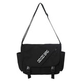 Canvas Teenager Shoulder Bag Casual Women Men Crossbody Purse
