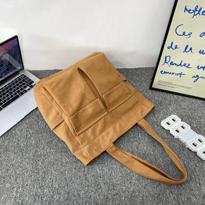 Canvas Teenager Shoulder Bag Women's Messenger Bag