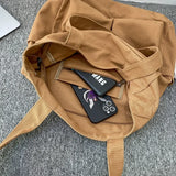Canvas Teenager Shoulder Bag Women's Messenger Bag