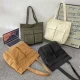 Canvas Teenager Shoulder Bag Women's Messenger Bag