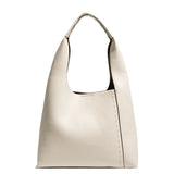Women Casual Tote PU Leather Shoulder Bucket Bag Large Capacity