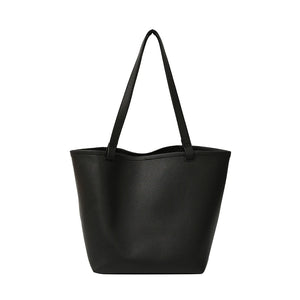 Women Casual Tote Soft Shoulder Bag Large Capacity Handbag