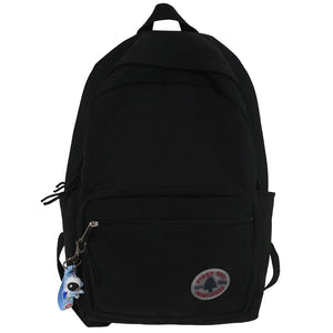 Green Women Laptop Backpack College Student School Bag