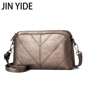 Women Crossbody Bag Zipper PU Leather Shoulder Tote Clutch Bag