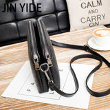 Women Crossbody Bag Zipper PU Leather Shoulder Tote Clutch Bag