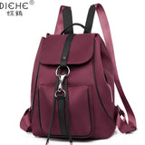 Women's Oxford Fabric Backpack Large Capacity Casual Shoulder Bag