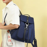 Women's Oxford Fabric Backpack Large Capacity Casual Shoulder Bag