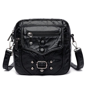 Small Leather Crossbody Handbag for Ladies