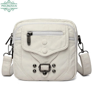 Small Leather Crossbody Handbag for Ladies
