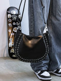 Women's Large Capacity Crossbody Bag PU Leather Shoulder Bag