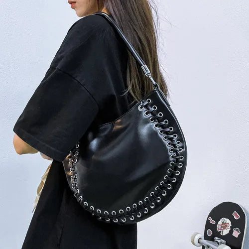 Women's Large Capacity Crossbody Bag PU Leather Shoulder Bag
