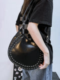 Women's Large Capacity Crossbody Bag PU Leather Shoulder Bag
