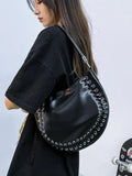 Women's Large Capacity Crossbody Bag PU Leather Shoulder Bag