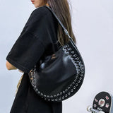 Women's Large Capacity Crossbody Bag PU Leather Shoulder Bag