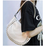 Women's Large Capacity Crossbody Bag PU Leather Shoulder Bag