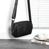 Men's Casual Messenger Bag PU Leather Small Crossbody Shoulder Bags