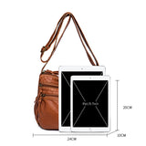 Vintage Multi-Layer Women's Crossbody Bag