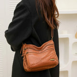 Vintage Multi-Layer Women's Crossbody Bag