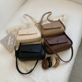 Small PU Leather Crossbody Sling Bag Women's Handbag