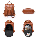 Anti-Theft Women Backpack Large Capacity Waterproof School Bag