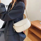 Solid Leather Crossbody Bags For Women Ladies Messenger Bag