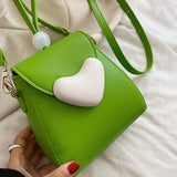 INS Women PU Leather Small Tote Bags Chain Crossbody Shoulder Handbags