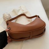 Women PU Leather Retro Shoulder Bags Stylish Handbags