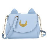 Cat Shape Chain Women Shoulder Bag PU Leather Tote Bag