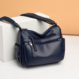 Fashionable Leather Handbag Large Capacity Crossbody Shoulder Bag