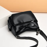 Fashionable Leather Handbag Large Capacity Crossbody Shoulder Bag