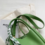 Fashionable PU Leather Handbag Large Capacity Crossbody Shoulder Bag