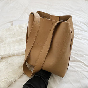 Fashionable PU Leather Daily Space Handbag