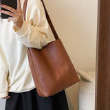 Fashionable PU Leather Daily Space Handbag