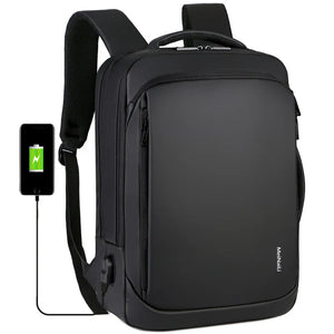 Men Laptop Backpack School Business Mochila Waterproof Bag USB Travel