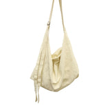 Large Capacity Canvas Women Shoulder Bag Soft Messenger Satchel Female Tote