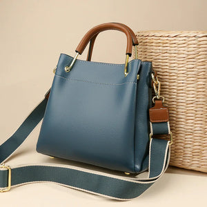 Large Capacity Women's Tote Bag Soft Pu Hangbags Shoulder Crossbody Purses