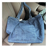 Large Capacity Open Shopping Handbags For Women Casual Tote Shoulder Bags