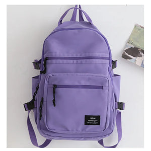 Large Capacity School Backpack for Women Waterproof Shoulder Bag