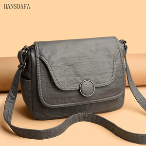 Large Capacity Shoulder Bags High Leather Messenger Tote Bag Handbags