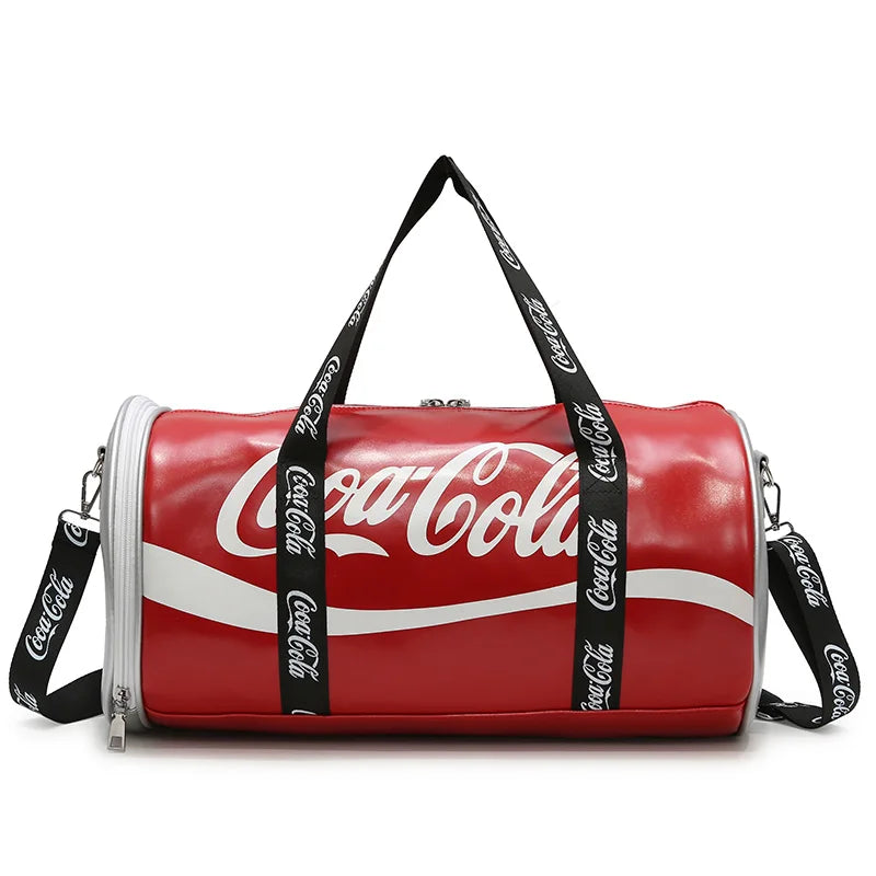 Large Capacity Fitness Bag Travel Bag Cylinder Fitness Bag Yoga Tote